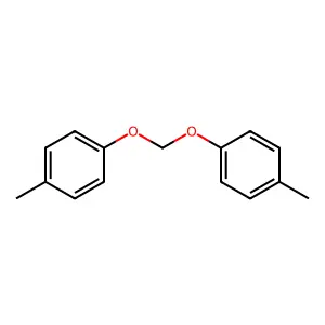 对,(亚甲基双(氧基))二甲基苯 structure