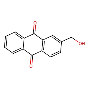 2-(羟甲基)蒽醌 structure