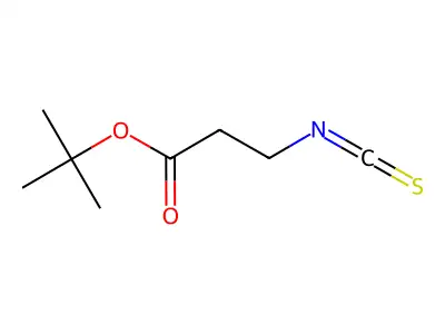 Tert-butyl 3-isothiocyanatopropionate structure