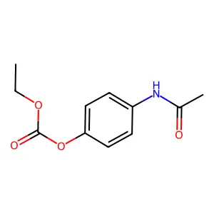 4-乙酰氨基苯基乙基碳酸酯 structure