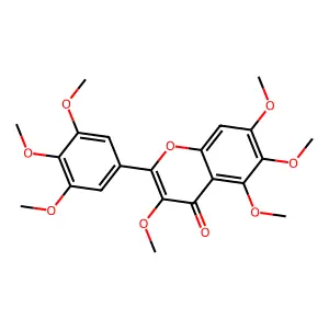 3,5,6,7,3',4',5'-Heptamethoxyflavone structure