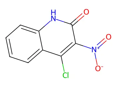 4-chloro-3-nitro-1H-quinolin-2-one structure