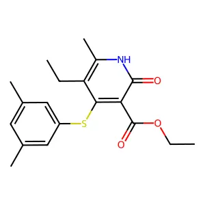 3-(EtOCO)-2-Pyridinone, 4-PhS deriv. structure