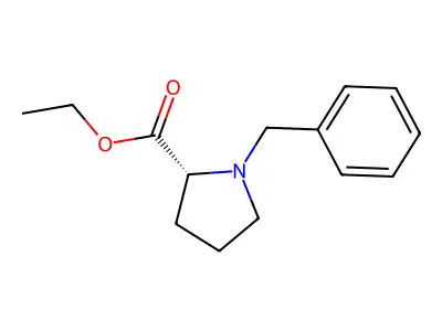 N-苄基-D-脯氨酸乙酯 structure