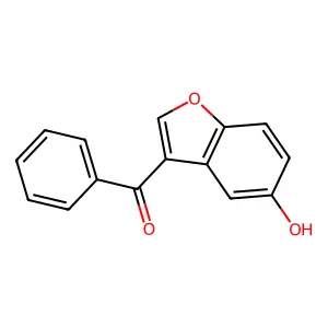(5-Hydroxy-1-benzofuran-3-yl)(phenyl)methanone structure