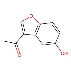 1-(5-Hydroxybenzofuran-3-yl)ethanone structure