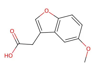2-(5-Methoxy-1-benzofuran-3-yl)acetic acid structure