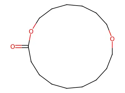 10-Oxahexadecanolide structure