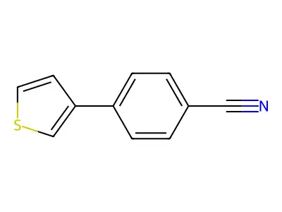 4-(3-Thienyl)benzonitrile structure