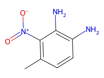 4-Methyl-3-nitrobenzene-1,2-diamine structure