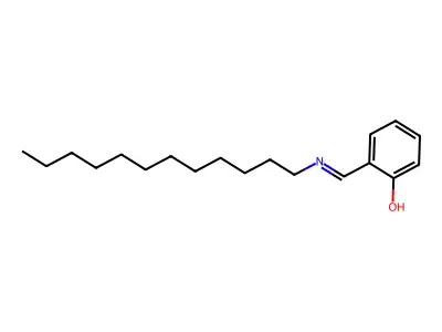 Phenol, 2-[(dodecylimino)methyl]- structure