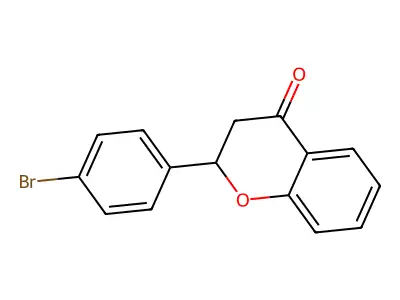 2-(4-Bromophenyl)chroman-4-one structure