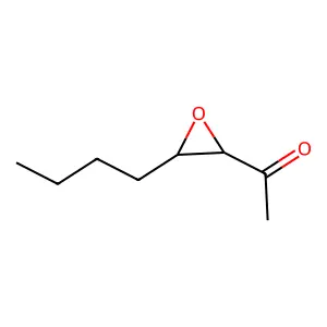 Ethanone, 1-(3-butyloxiranyl)- structure