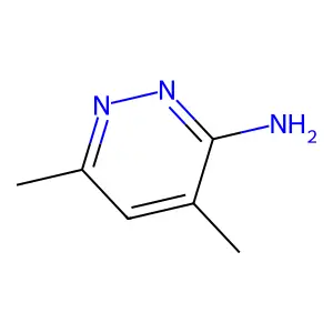 Pyridazine, 3-amino-4,6-dimethyl- structure