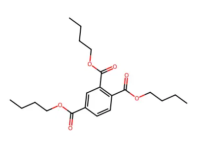 Tributyl benzene-1,2,4-tricarboxylate structure