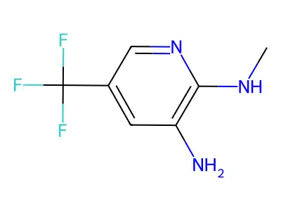 N2-Methyl-5-(trifluoromethyl)pyridine-2,3-diamine structure