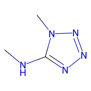 1-Methyl-5-methylaminotetrazole structure