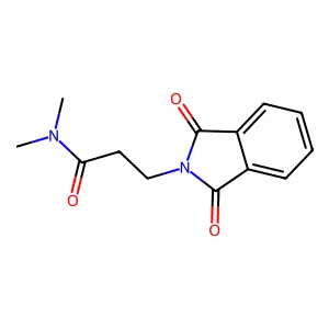 3-(1,3-dioxoisoindolin-2-yl)-N,N-dimethylpropanamide structure