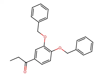 3',4'-Dibenzyloxy-1-phenylpropiophenone structure