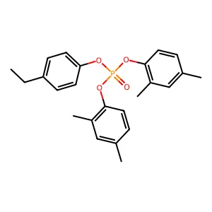 Phosphoric acid, bis(2,4-dimethylphenyl) 4-ethylphenyl ester structure