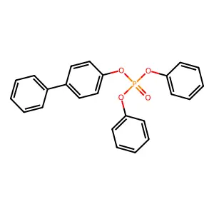 4-Biphenylol diphenyl phosphate structure
