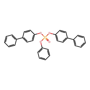 Phenyl bis(4-phenylphenyl) phosphate structure