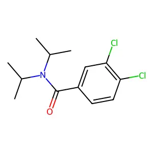 3,4-dichloro-N,N-di(propan-2-yl)benzamide structure