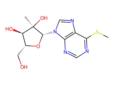 2'-C-Methyl-6-S-methyl-6-thioinosine structure