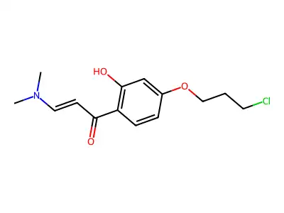 1-[4-(3-Chloropropoxy)-2-hydroxyphenyl]-3-(dimethylamino)prop-2-en-1-one structure