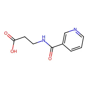 3-[(Pyridine-3-carbonyl)-amino]-propionic acid structure