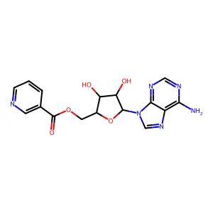 Adenosine-5'-mononicotinate structure