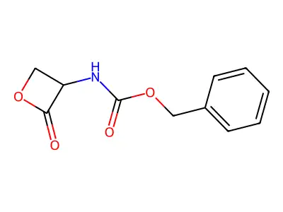 benzyl N-(2-oxooxetan-3-yl)carbamate structure