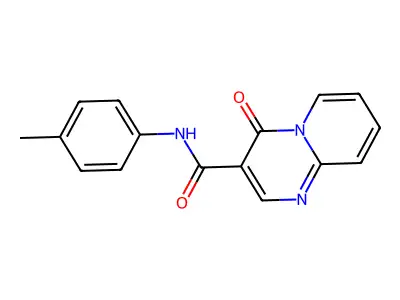 4H-Pyrido(1,2-a)pyrimidine-3-carboxamide, N-(4-methylphenyl)-4-oxo- structure