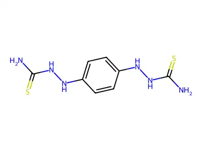 1-Amino-3-[4-(aminocarbamothioylamino)phenyl]thiourea structure
