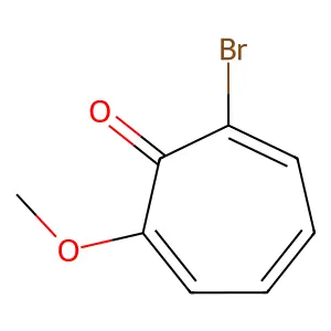 2-Bromo-7-methoxytropone structure