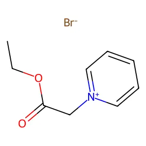1-(2-乙氧基-2-氧代乙基)吡啶溴化物(1:1) structure