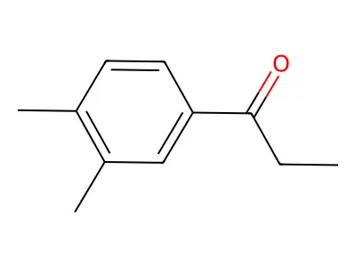 1-(3,4-Dimethylphenyl)propan-1-one structure
