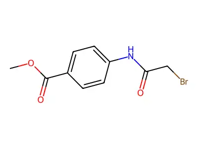 Methyl 4-((Bromoacetyl)amino)benzoate structure