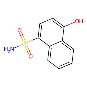 4-Hydroxy-1-naphthalenesulfonamide structure