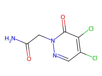2-(4,5-Dichloro-6-oxo-1,6-dihydropyridazin-1-yl)acetamide structure