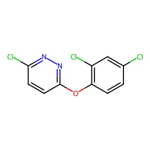 Pyridazine, 3-chloro-6-(2,4-dichlorophenoxy)- structure