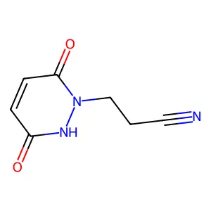 3,6-Dihydro-3,6-dioxo-1(2H)-pyridazinepropanenitrile structure
