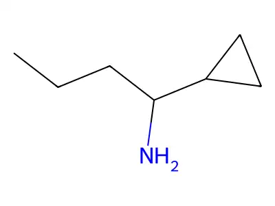 1-Cyclopropylbutan-1-amine structure