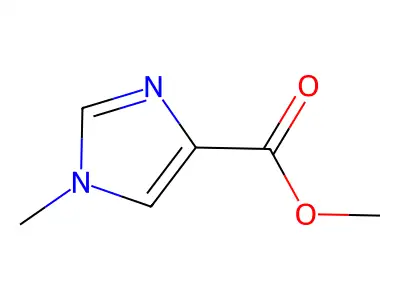 Methyl 1-methyl-1H-imidazole-4-carboxylate structure