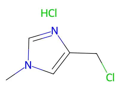 4-(Chloromethyl)-1-trityl-1H-imidazole structure