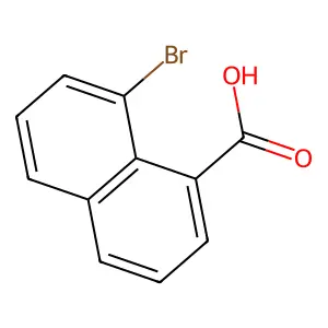 8-溴-1-萘甲酸 structure