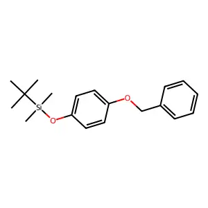 4-Benzyloxy-1-dimethyl(tert-butyl)silyloxybenzene structure