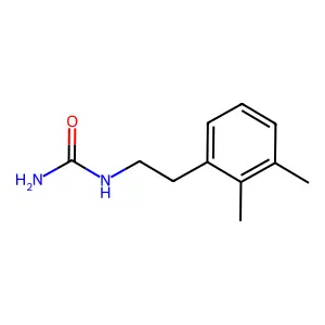1-(2,3-二甲基苯乙基)脲 structure