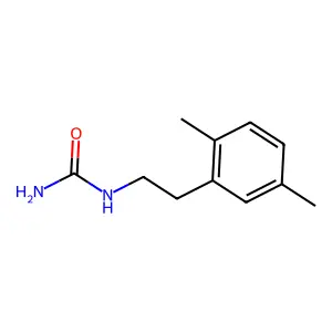 1-(2,5-二甲基苯乙基)脲 structure