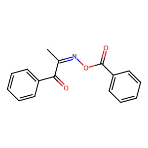 1-苯基-1,2-丙二酮-2-(O-苯甲酰肟) structure